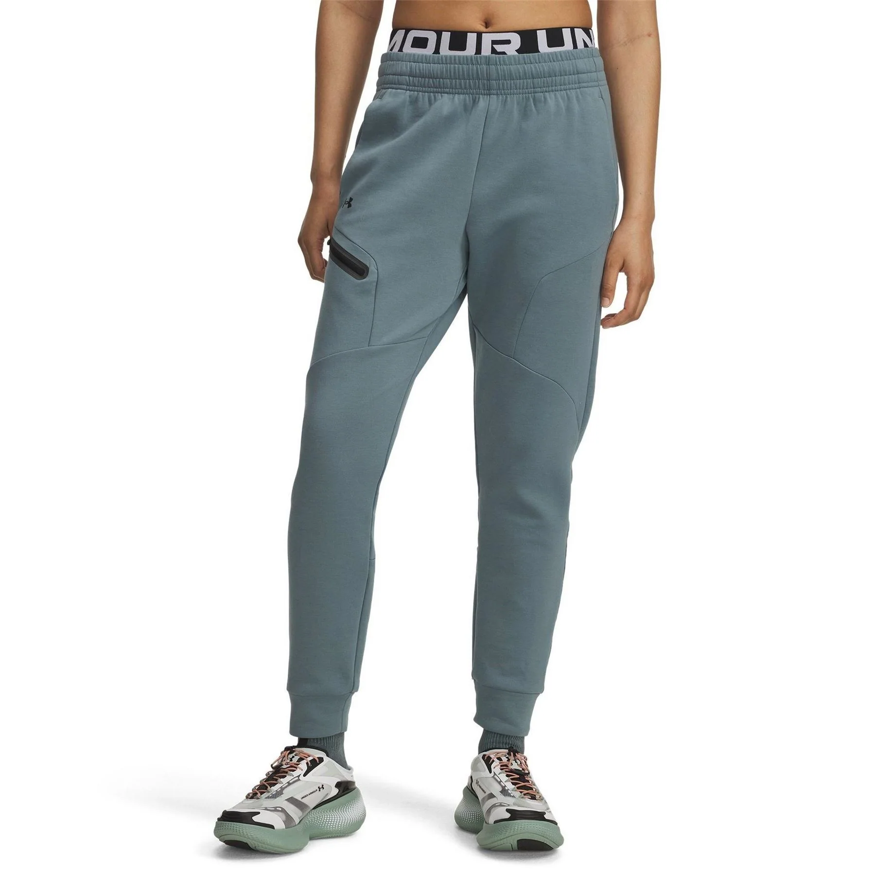 Under Armour Unstoppable Solid Patterned Fleece Joggers - Image 7