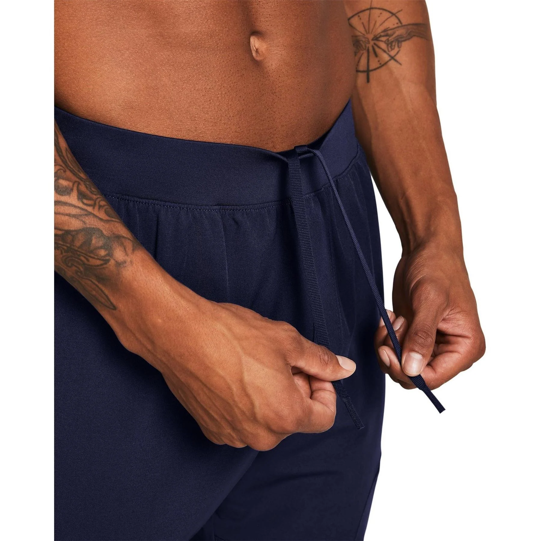 Under Armour Unstoppable Solid Patterned Slim Track Pants - Image 5