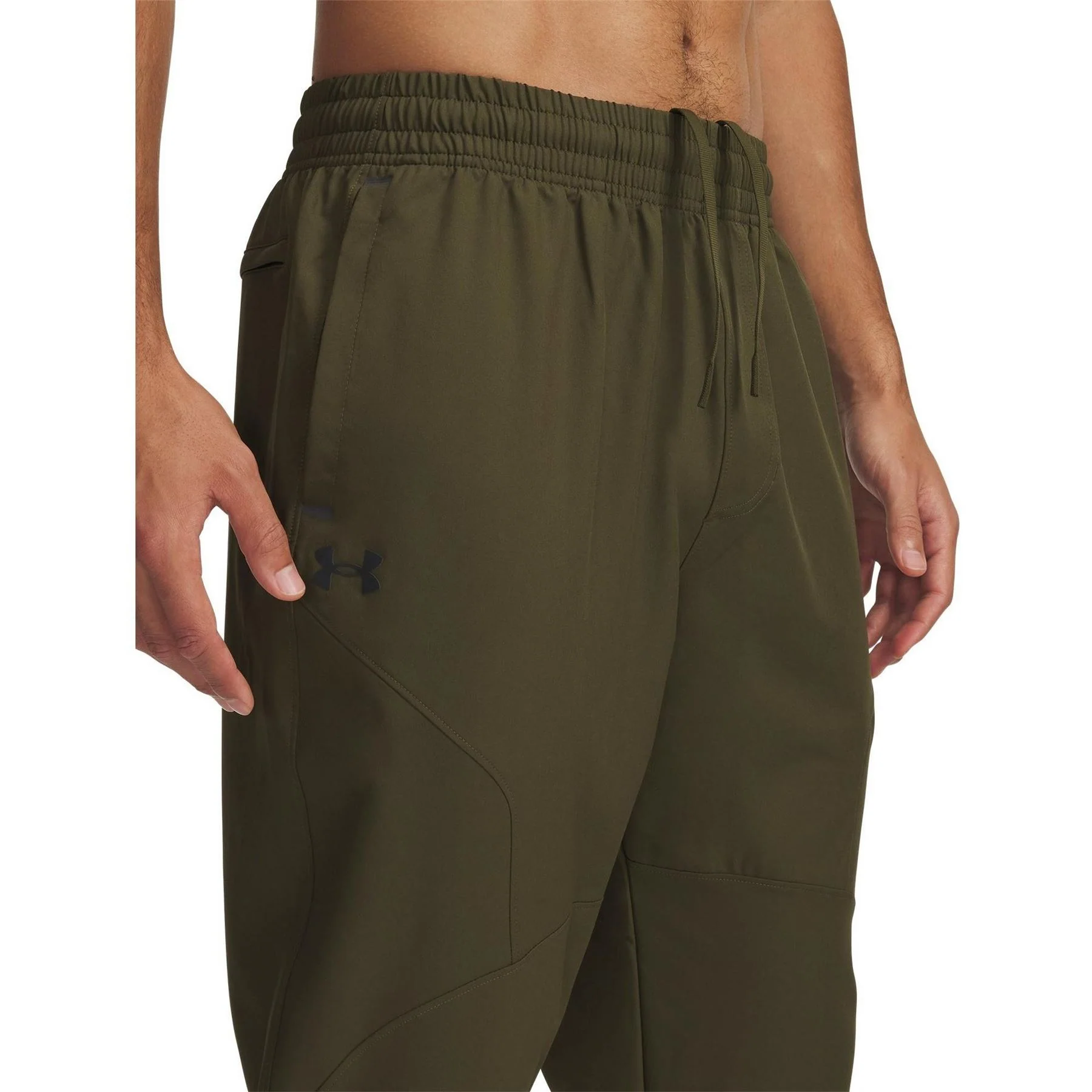 Under Armour Unstoppable Solid Patterned Tapered Slim Pants - Image 3