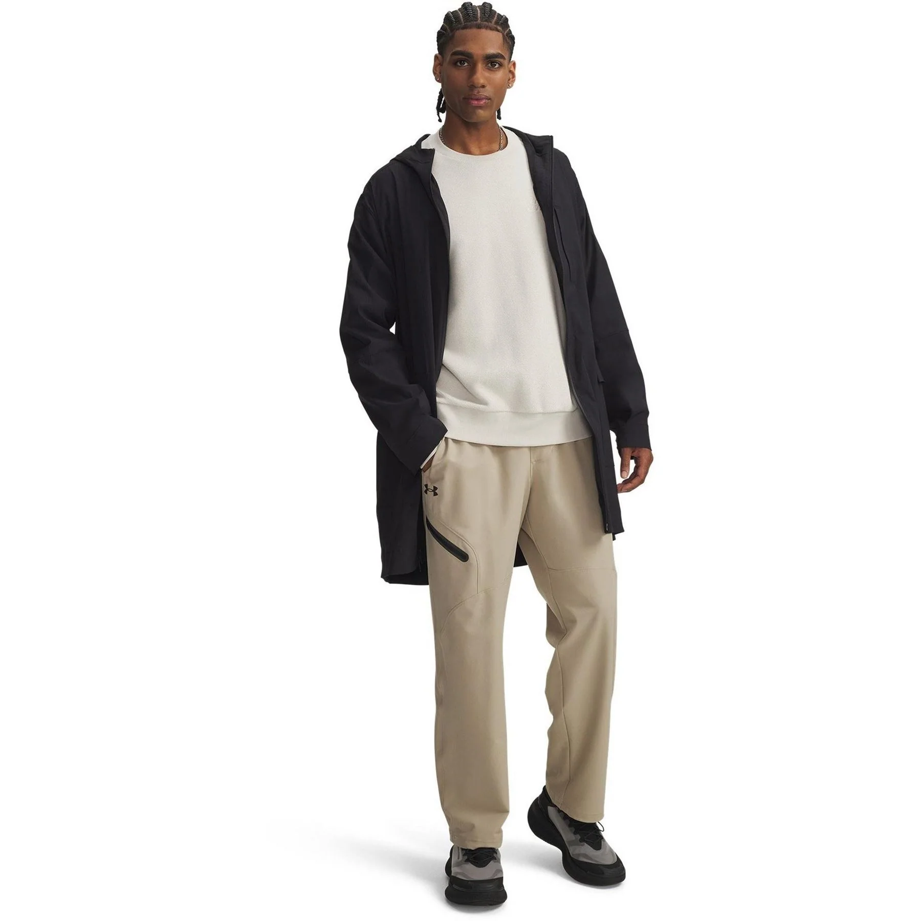 Under Armour Unstoppable Hooded Neck Color Block Patterned Parka Coat - Image 10