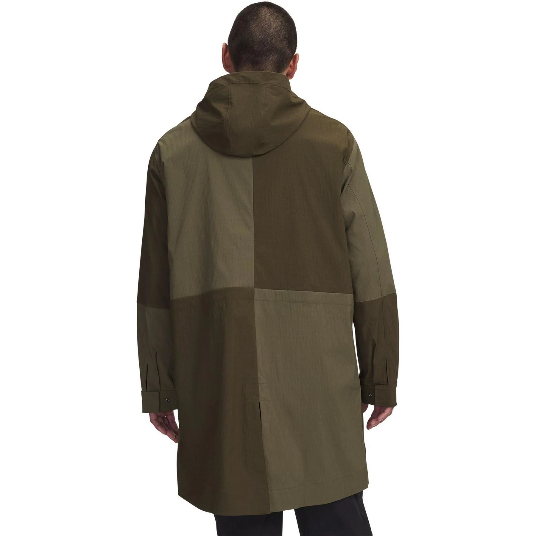 Under Armour Unstoppable Hooded Neck Color Block Patterned Parka Coat - Image 4