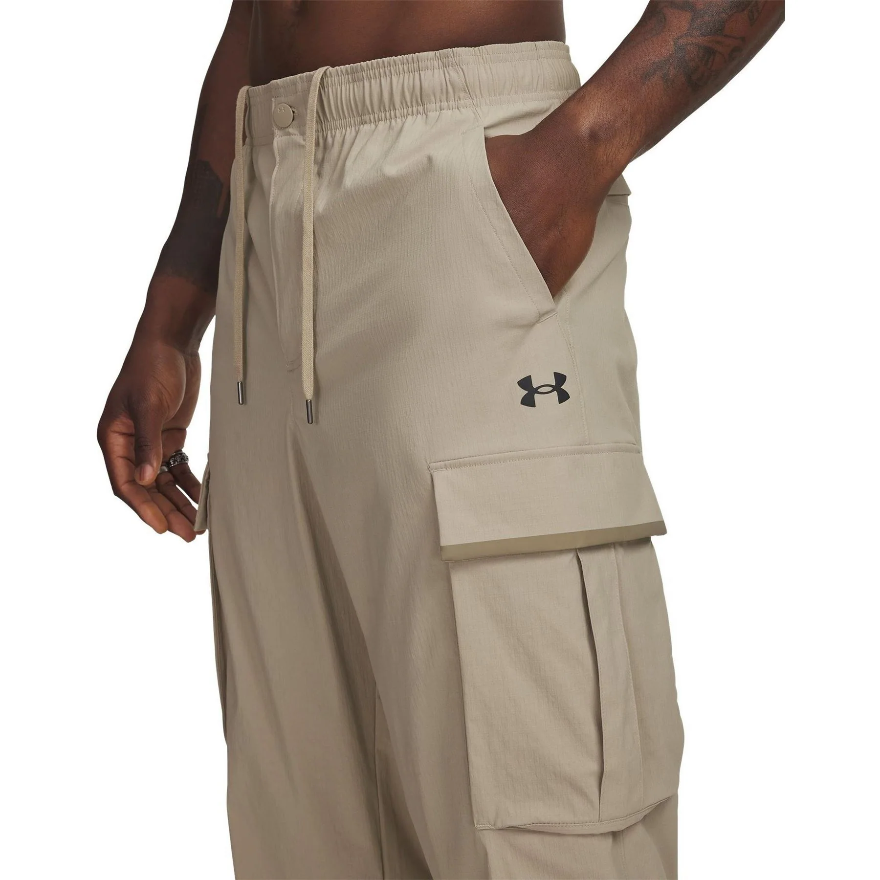 Under Armour Unstoppable Solid Patterned Straight Athletic Pants - Image 3