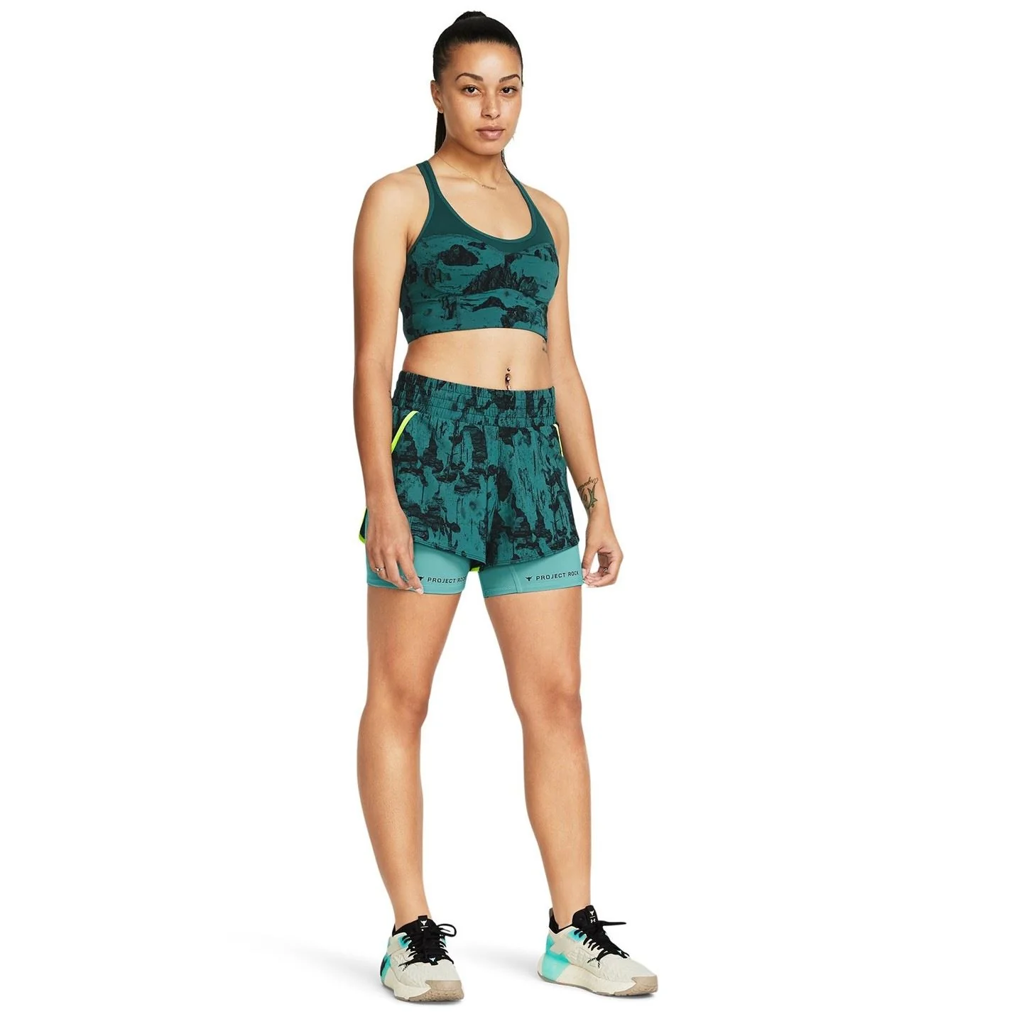 Under Armour Womens Armour Pjt Rck Flex St Pt Gym Shorts - Image 6