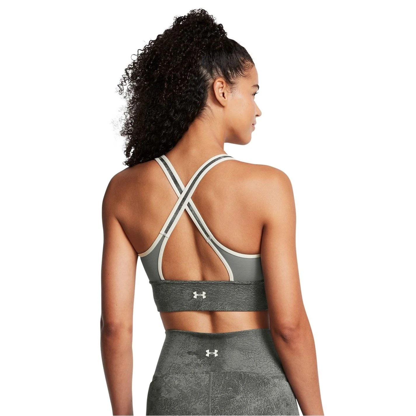 Under Armour Womens Armour Pjt Rck Lg Ll Infty Pt Bra Medium Impact Sports - Image 10