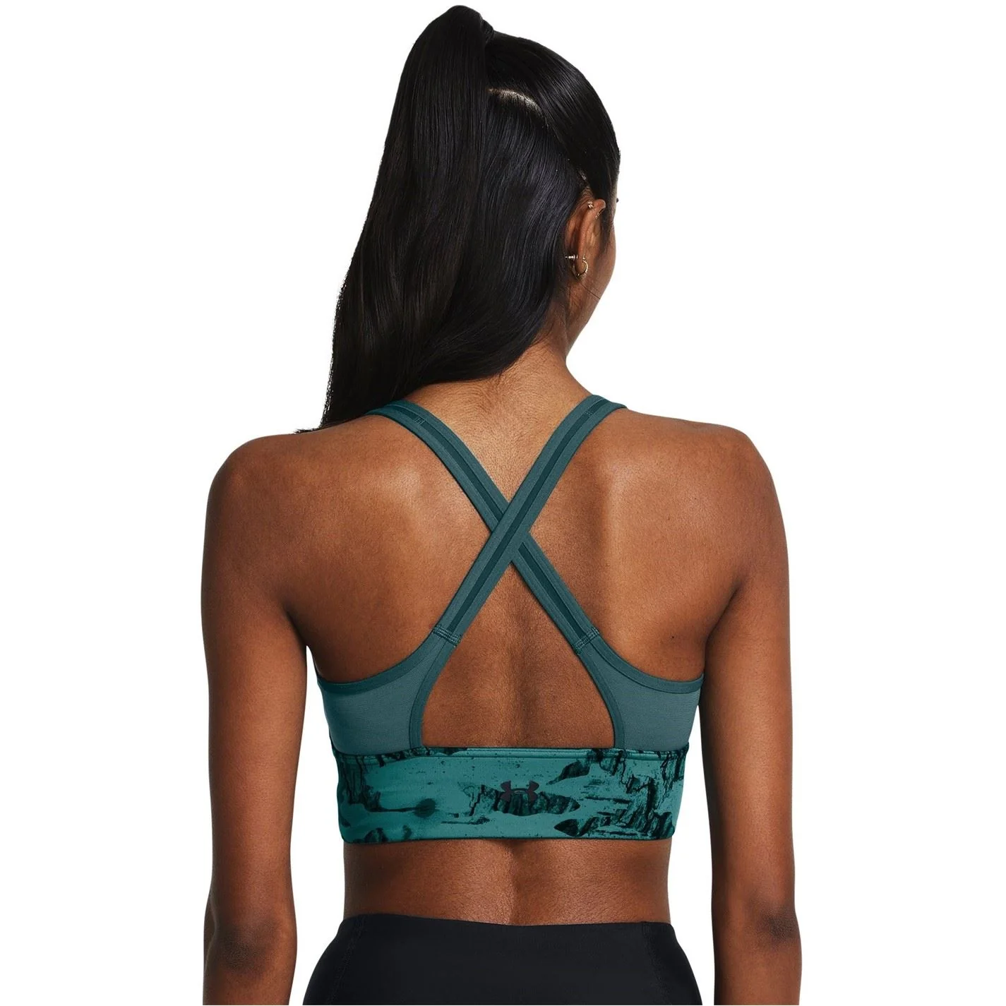 Under Armour Womens Armour Pjt Rck Lg Ll Infty Pt Bra Medium Impact Sports - Image 6