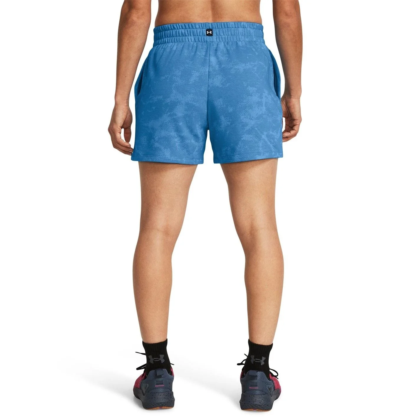 Under Armour Womens Armour Pjt Rck Undrgrnd Terry Shorts Gym Shorts - Image 4