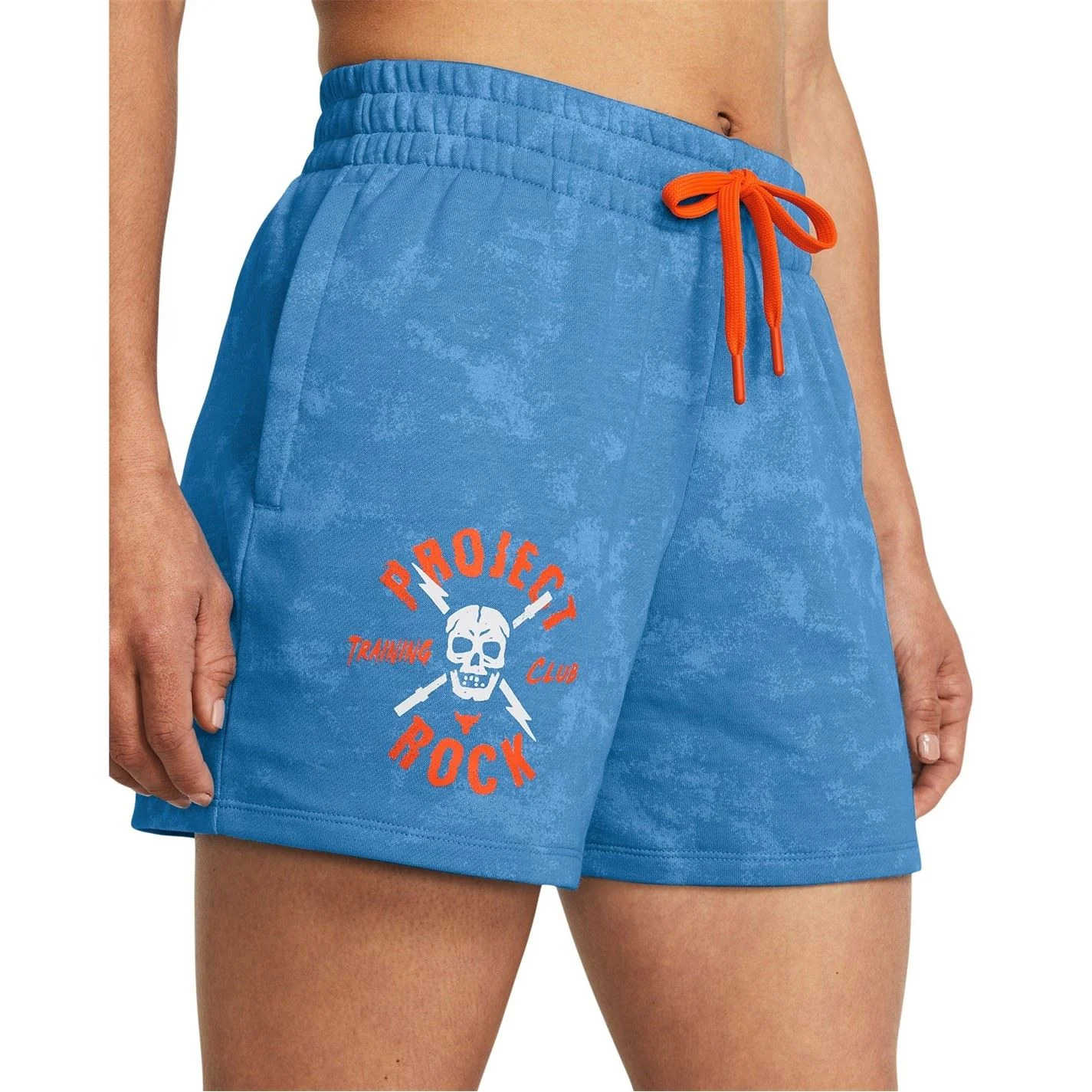 Under Armour Womens Armour Pjt Rck Undrgrnd Terry Shorts Gym Shorts - Image 5