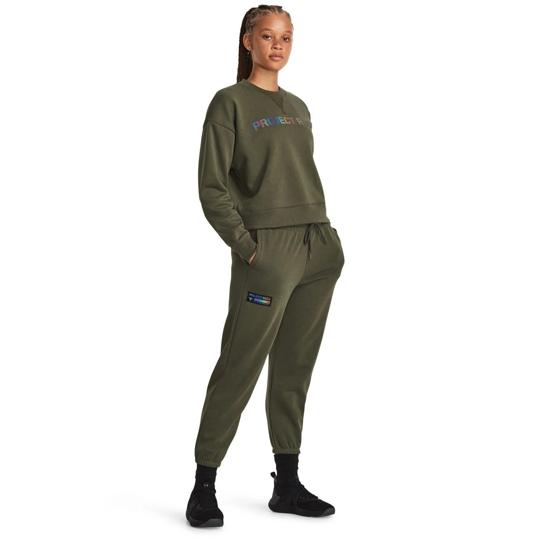 Under Armour Womens Armour Pjt Rock Hw Terry Pnt Joggers - Image 16