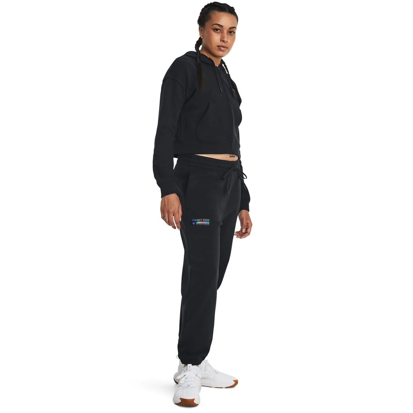 Under Armour Womens Armour Pjt Rock Hw Terry Pnt Joggers - Image 4