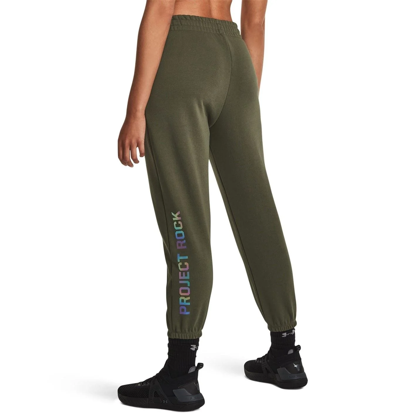 Under Armour Womens Armour Pjt Rock Hw Terry Pnt Joggers - Image 9