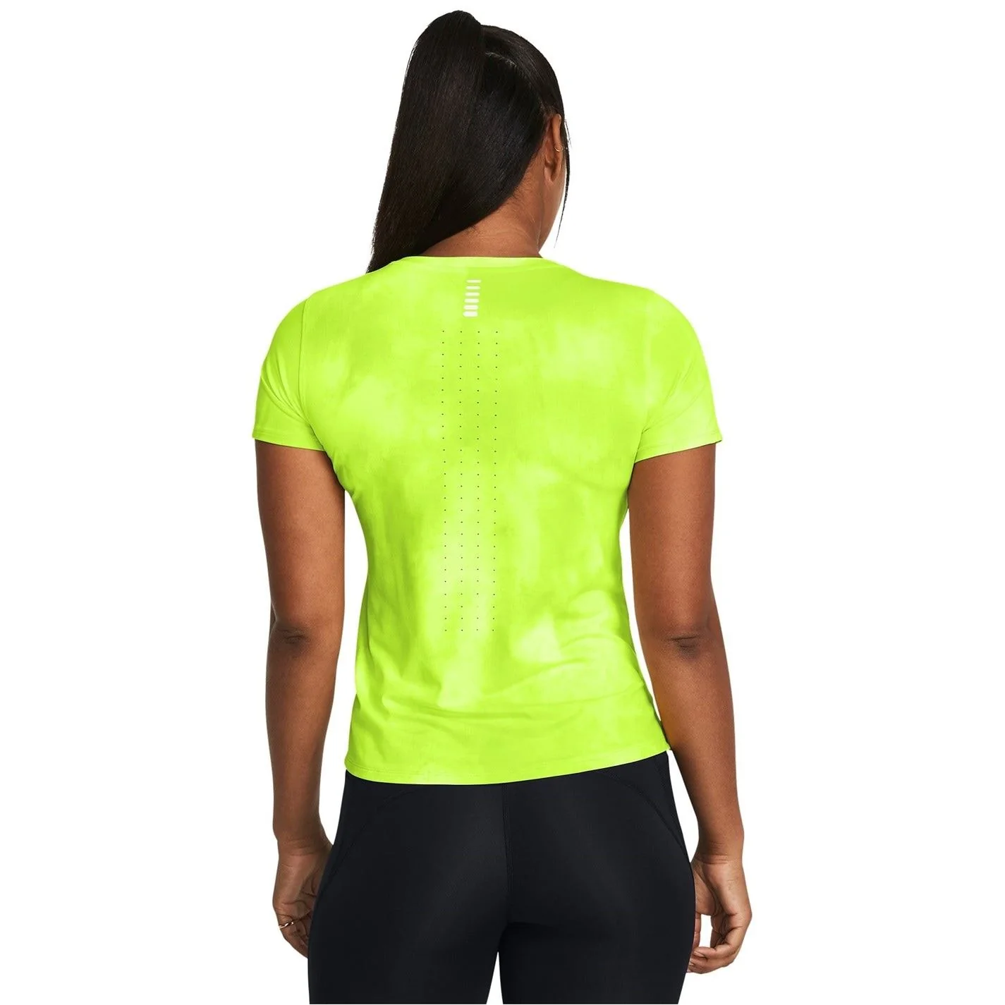 Under Armour Womens Armour Ua Launch Elite Printed Ss Running Top - Image 4