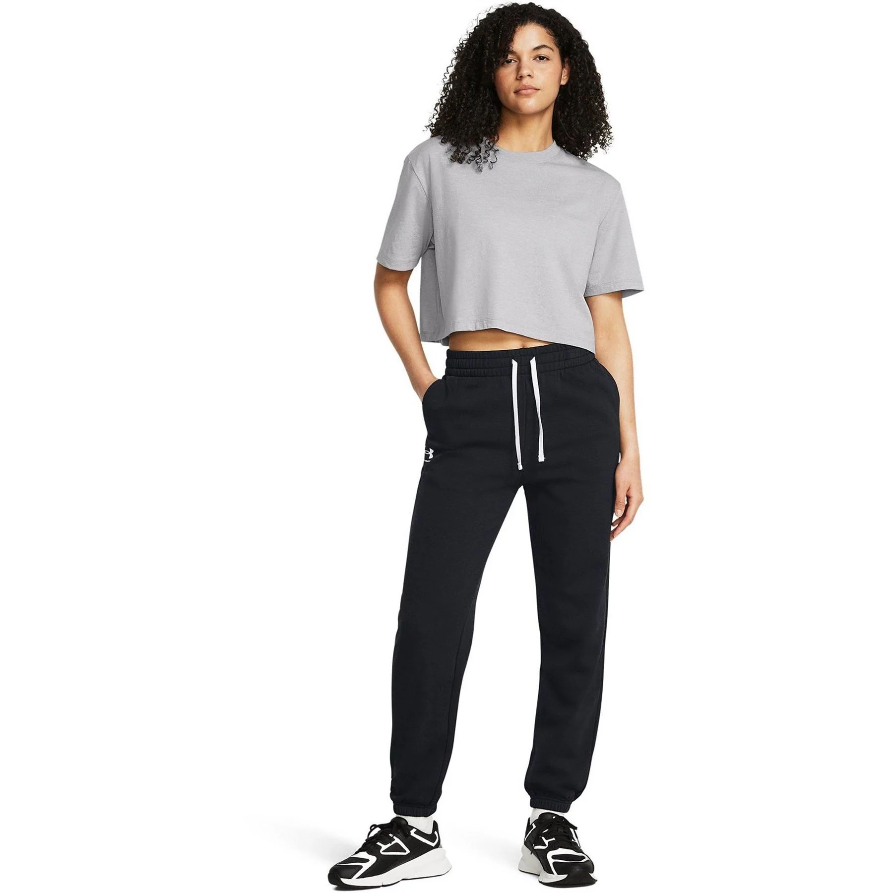 Under Armour Womens Armour Ua Rival Terry Jogger Joggers - Image 9