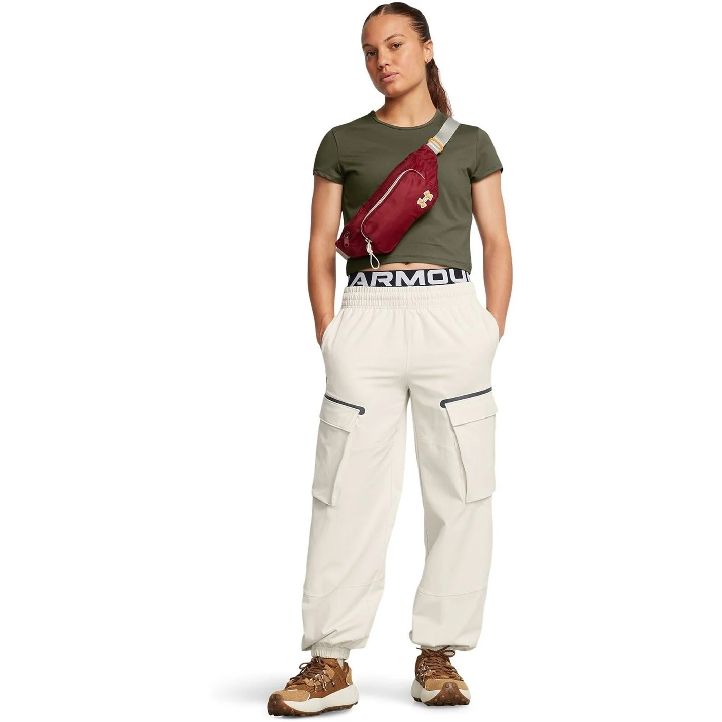 Under Armour Womens Armour Unstoppable Cargo Pant Joggers - Image 12