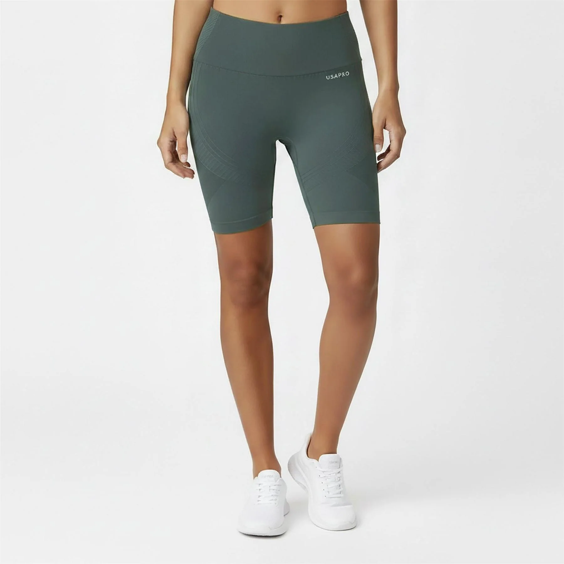 USA Pro Pro Seamless Longline Cycling Shorts Womens - Image 17