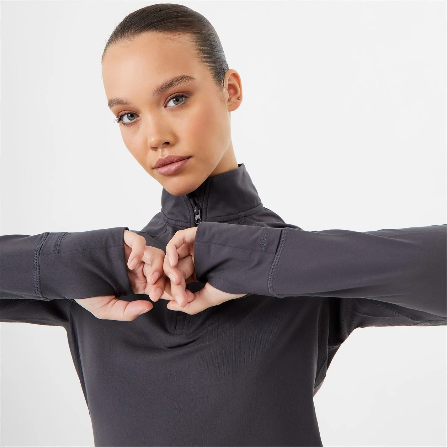 USA Pro Womens Long Sleeve Quarter Zip Top - Image 8