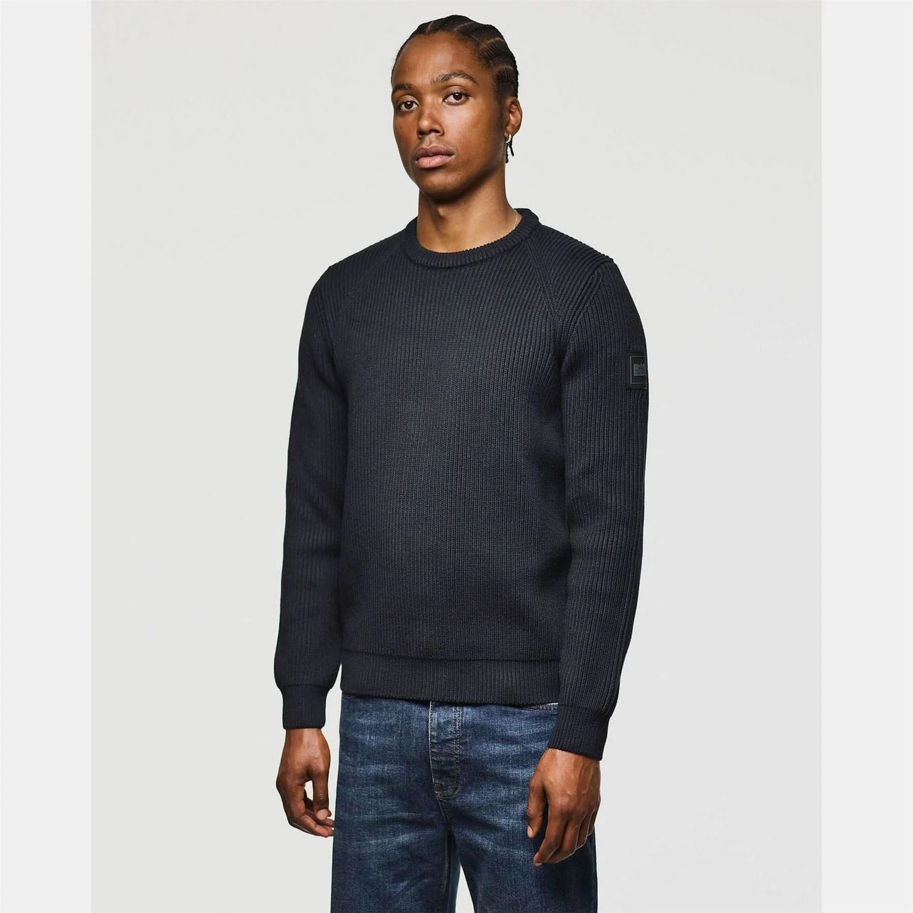 Weekend Offender Morello Rib Crew Knit Sweater - Image 2