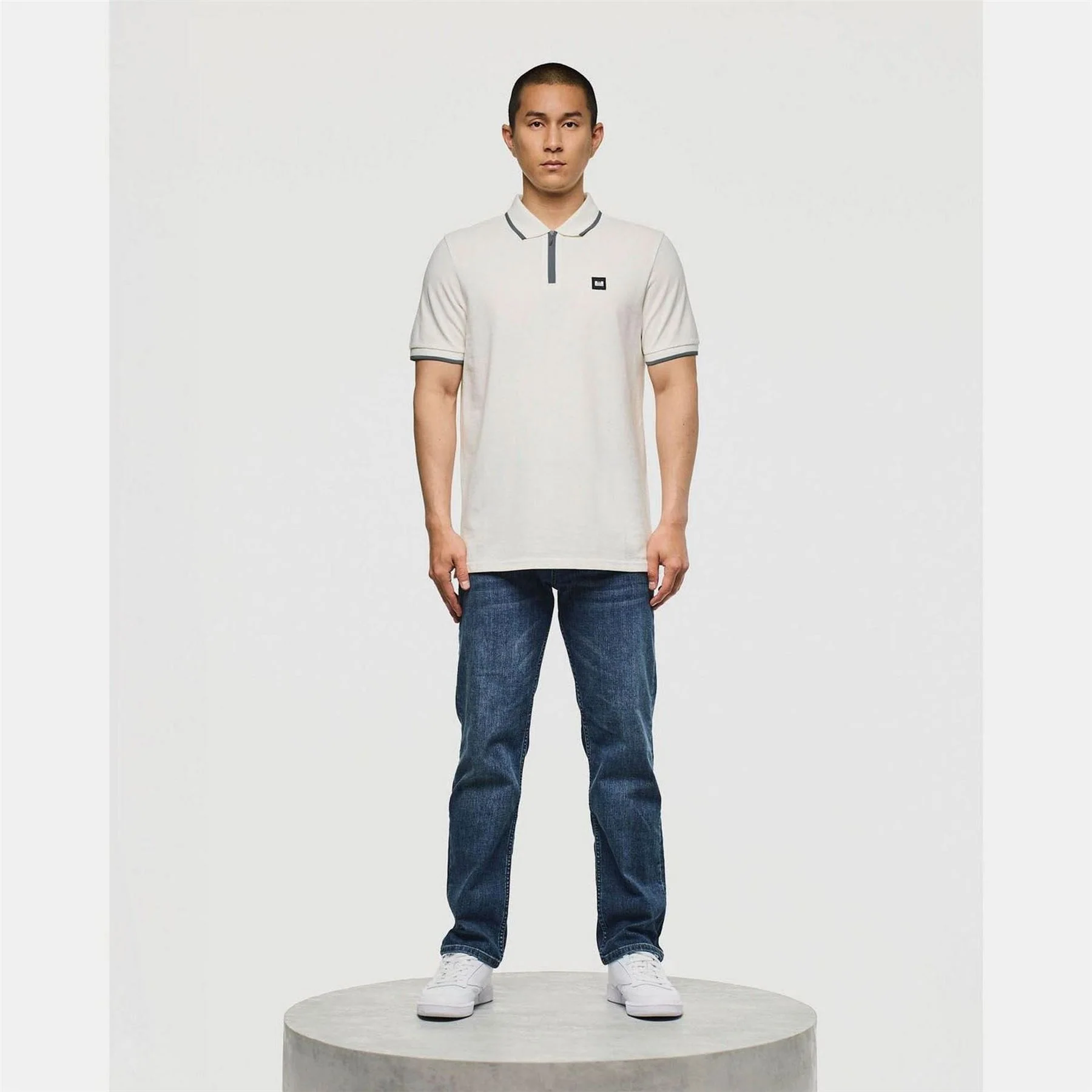 Weekend Offender Monti Zip Polo Shirt - Image 4