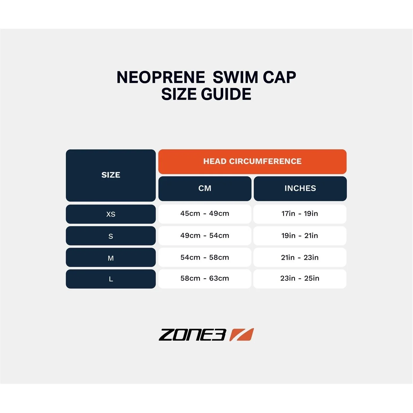 Zone3 Orange Neoprene Swim Cap - Image 3